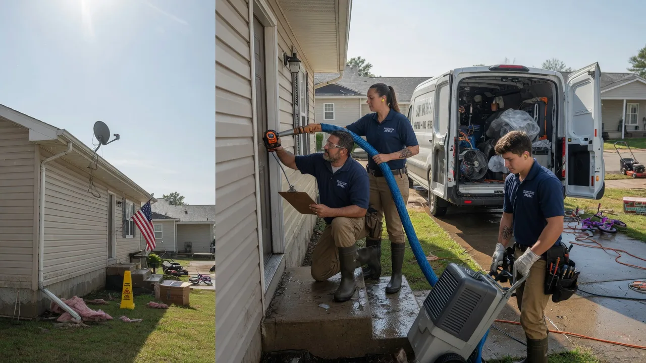 Ceiling Water Damage Restoration in Grandview, IA near me